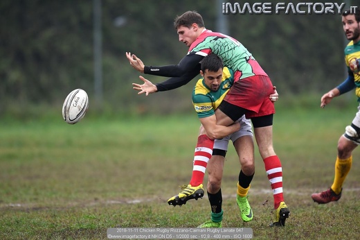 2018-11-11 Chicken Rugby Rozzano-Caimani Rugby Lainate 047